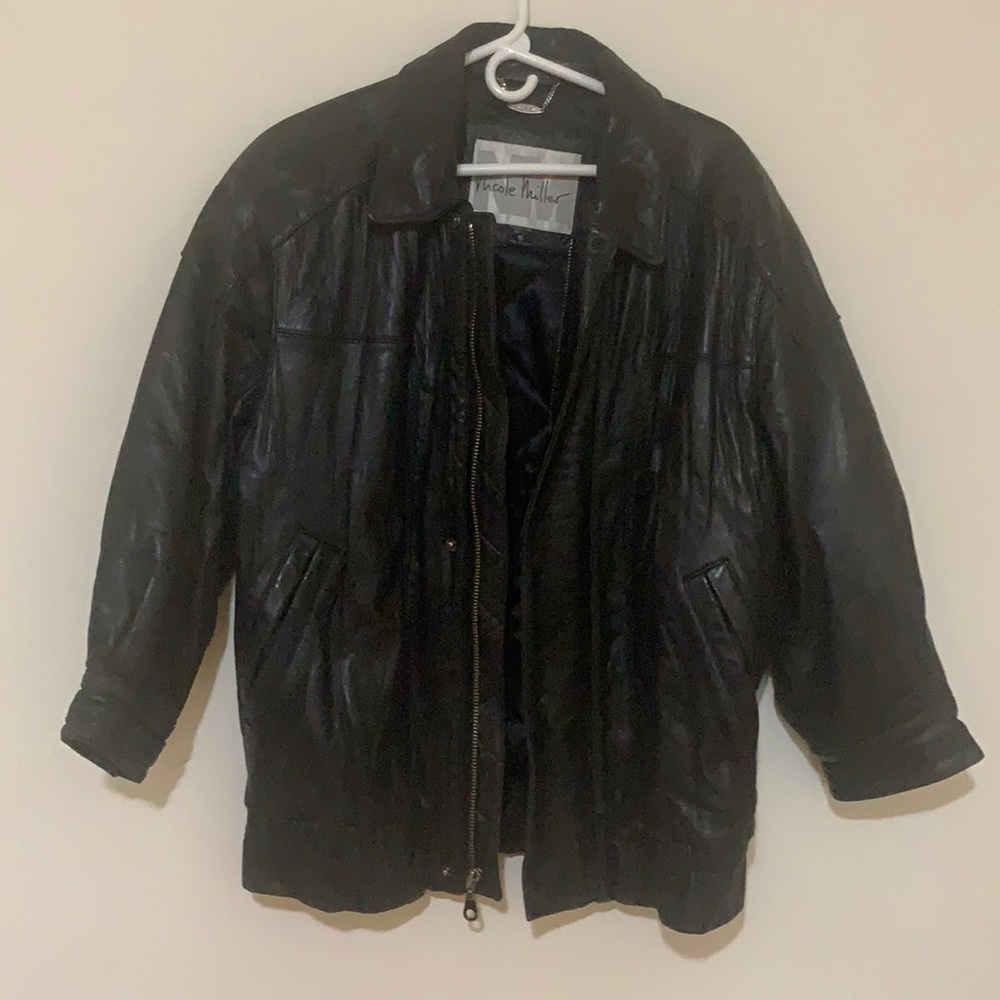 Nicole Miller leather jacket